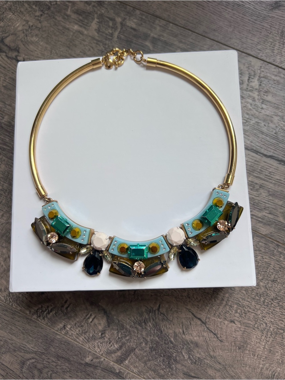 J.Crew Rhinestone Chocker Necklace - Picture 4 of 6